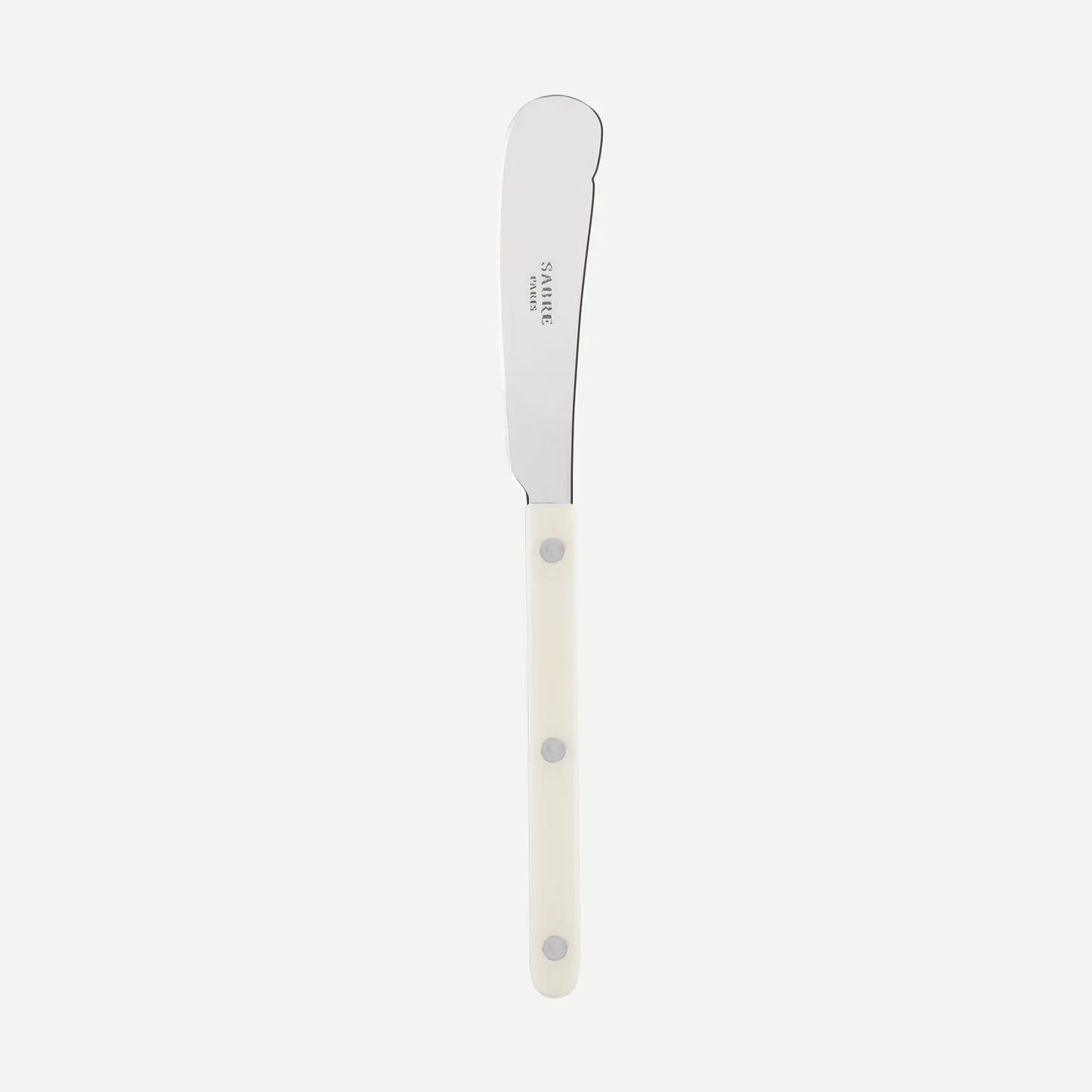 Sabre Paris Bistrot Solid, Butter Spreader, Ivory