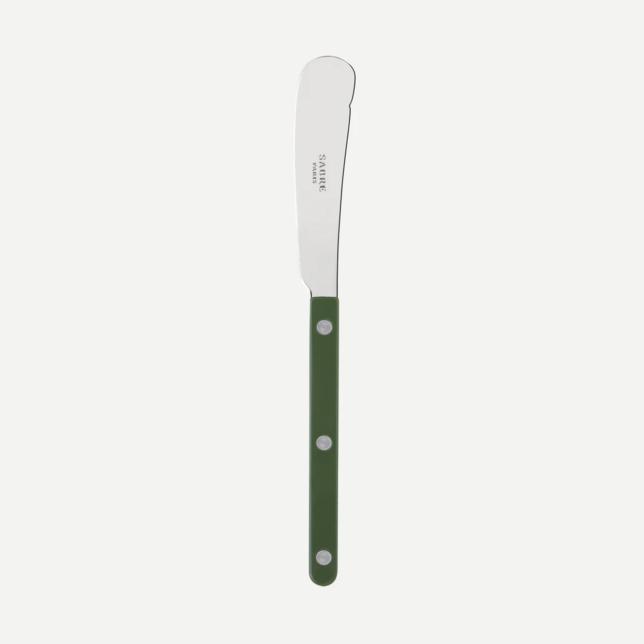 Sabre Paris Bistrot Solid, Butter Spreader, Green