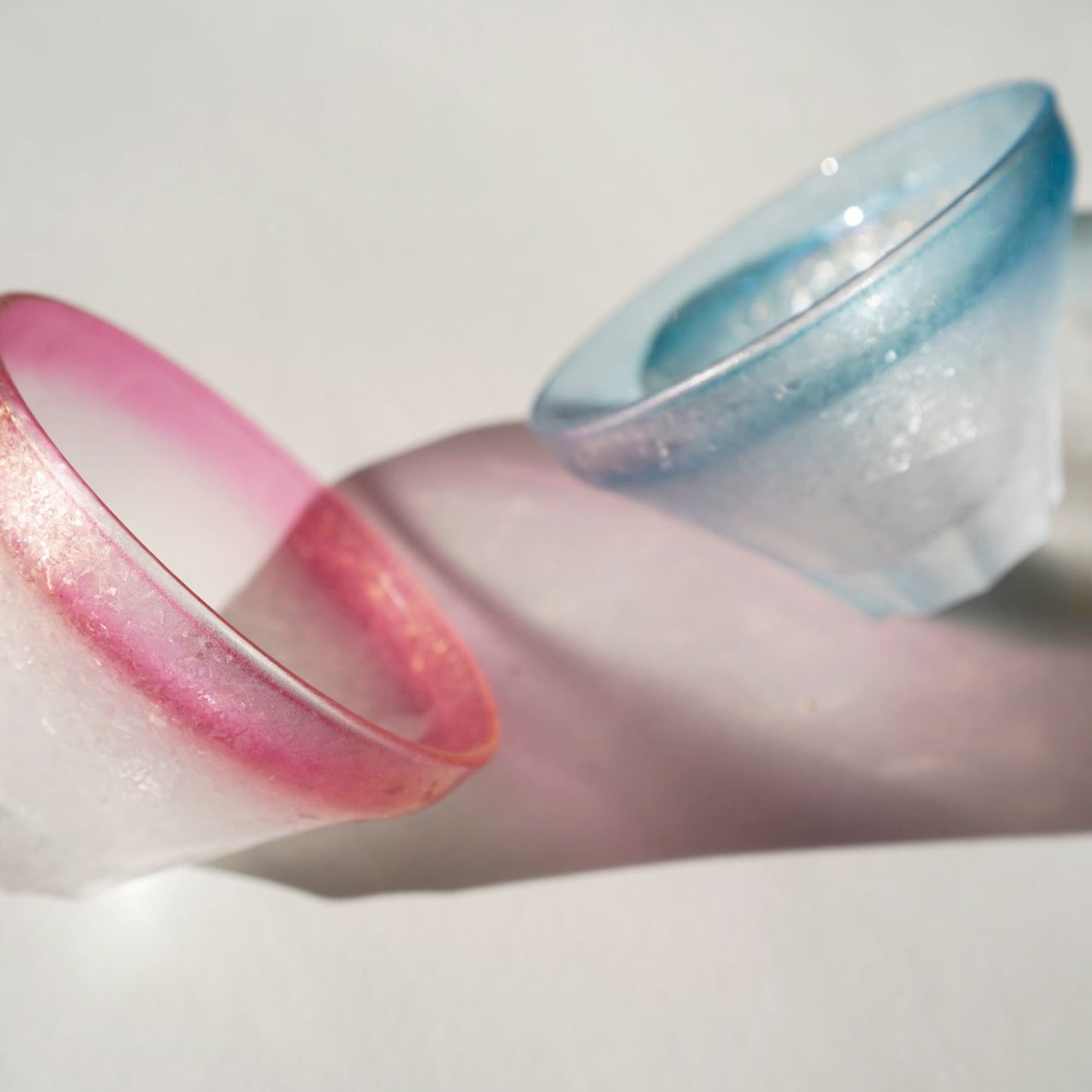 Sake Cup FUJIUTSUSHI Glass Sake Cup Ishizuka Glass