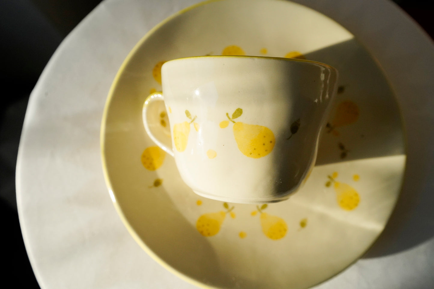 Retro Fruit Handmade Mug Mino ware