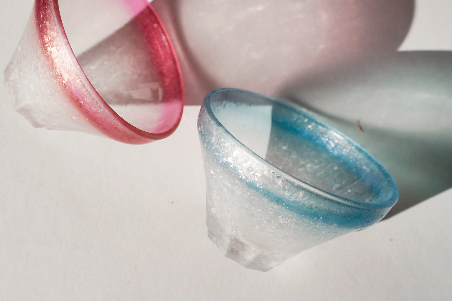Sake Cup FUJIUTSUSHI Glass Sake Cup Ishizuka Glass