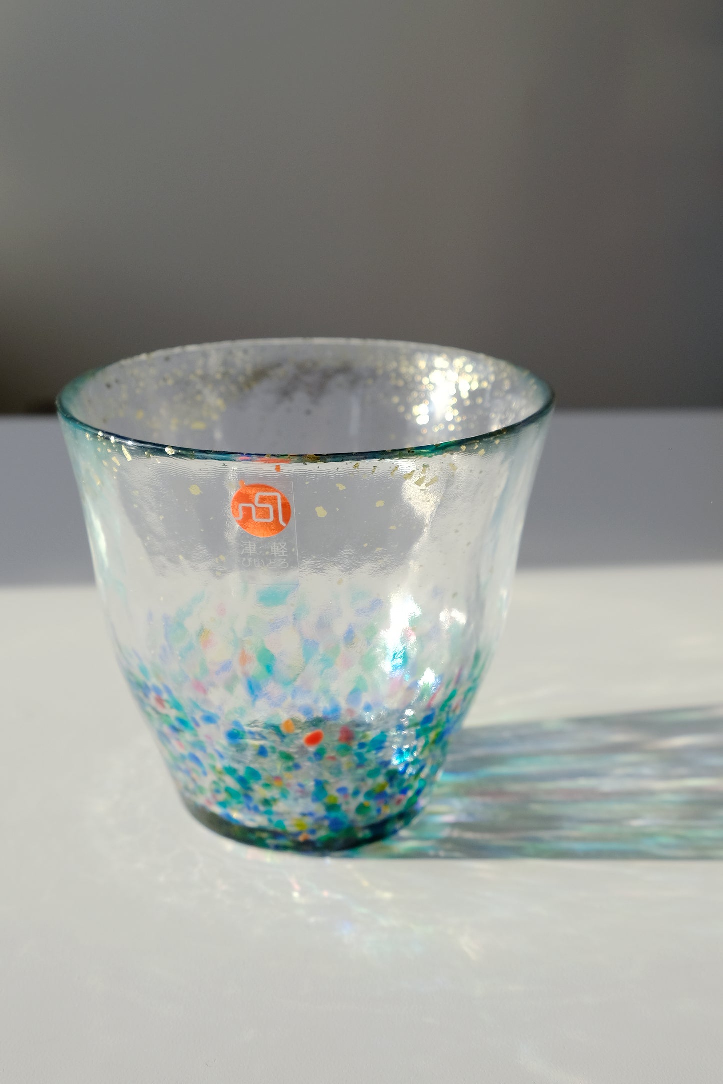 Drinking Glass Cup MATSURI / HANABI Tsugaru bi-doro Glass