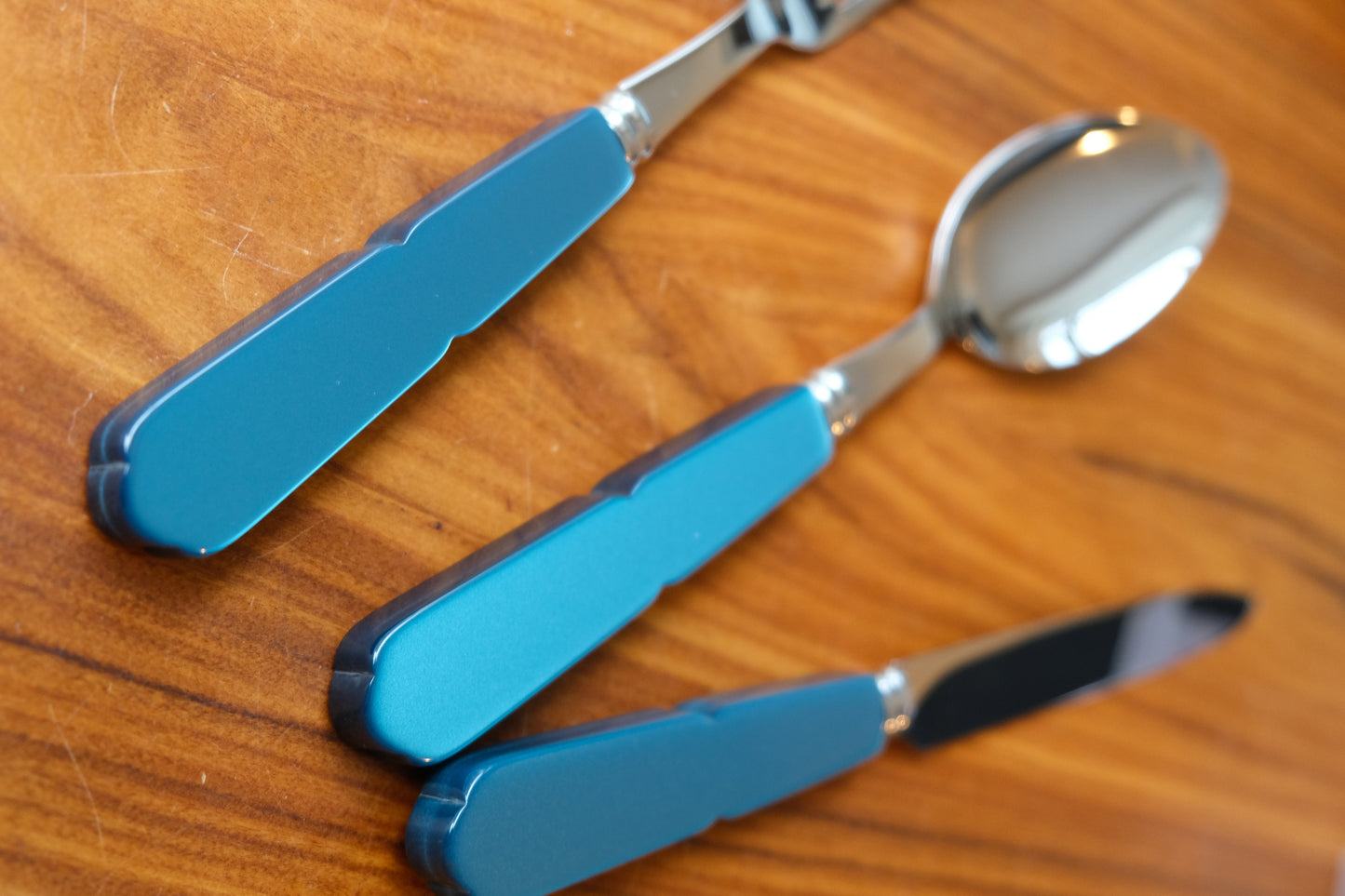 Gustave Turquoise Dinner Flatware