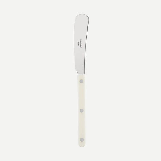 Sabre Paris Bistrot Solid, Butter Spreader, Ivory