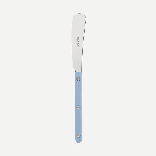 Sabre Paris Bistrot Solid, Butter Spreader, Pastel Blue