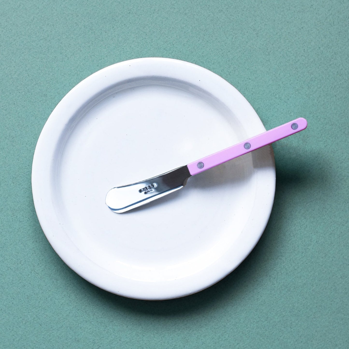 Sabre Paris Bistrot Solid, Butter Spreader, Pink