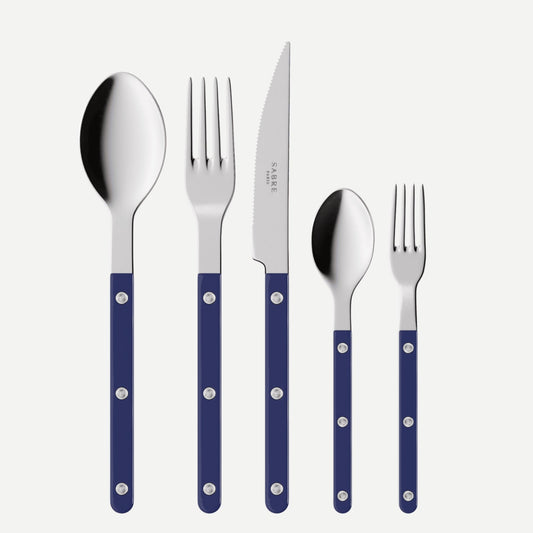 Bistrot Solid Navy Blue Flatware
