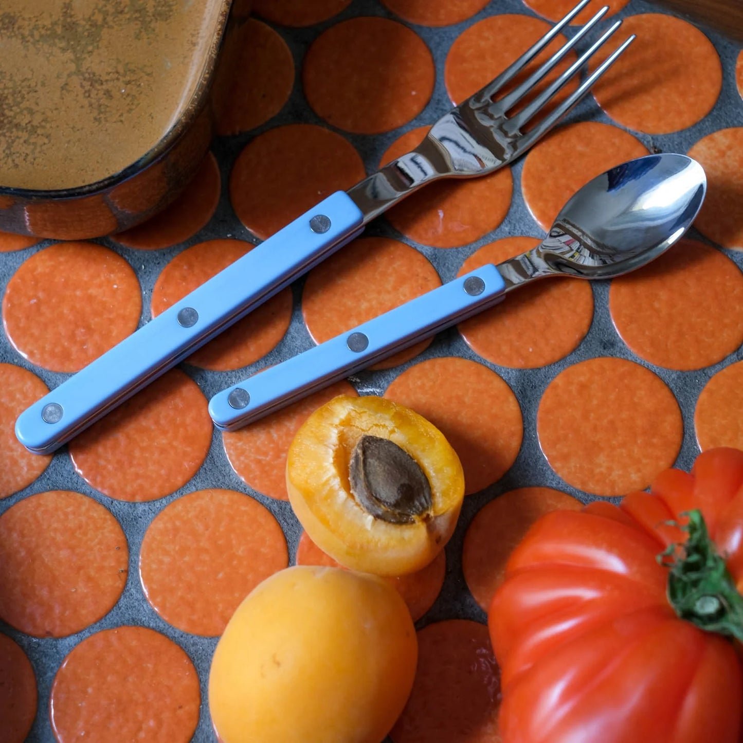 Sabre Paris Bistrot Pastel Blue Flatware
