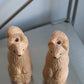 Handcrafted Wooden Otter Vase