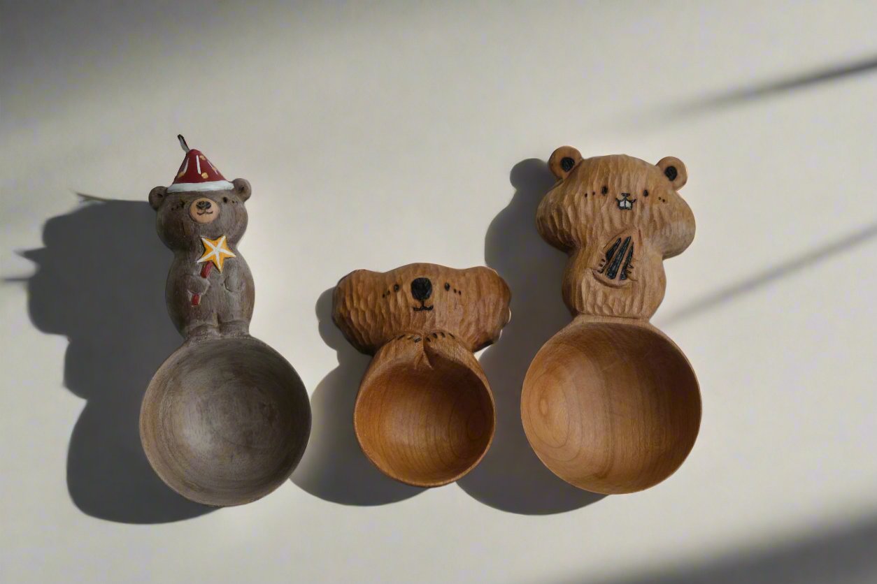 Handcrafted Wooden Animal Spoon