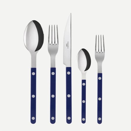 Bistrot Solid Navy Blue Flatware