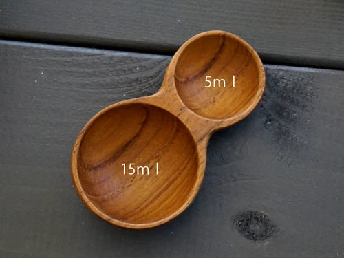 Natural Teak Wood Measuring Spoon