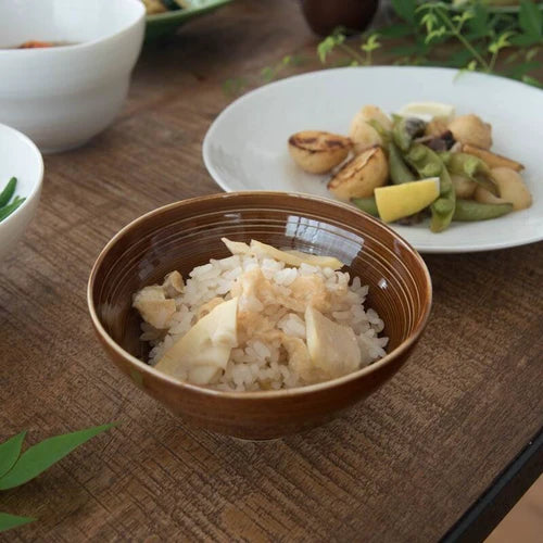 Kushime Rice Bowl Oda Pottery