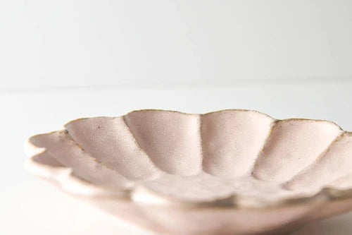 Rinka Plate Kaneko Kohyo Pottery - Pink