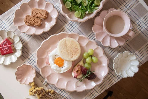 Rinka Plate Kaneko Kohyo Pottery - Pink
