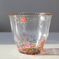 Drinking Glass Cup  MATSURI / HANABI  Tsugaru bi-doro Glass