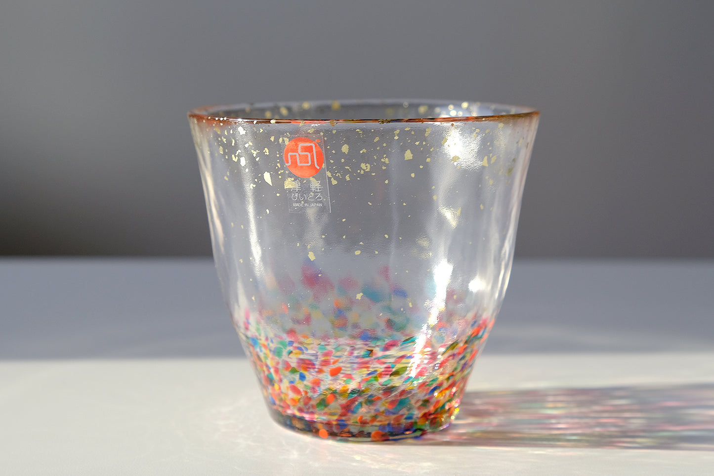 Drinking Glass Cup  MATSURI / HANABI  Tsugaru bi-doro Glass