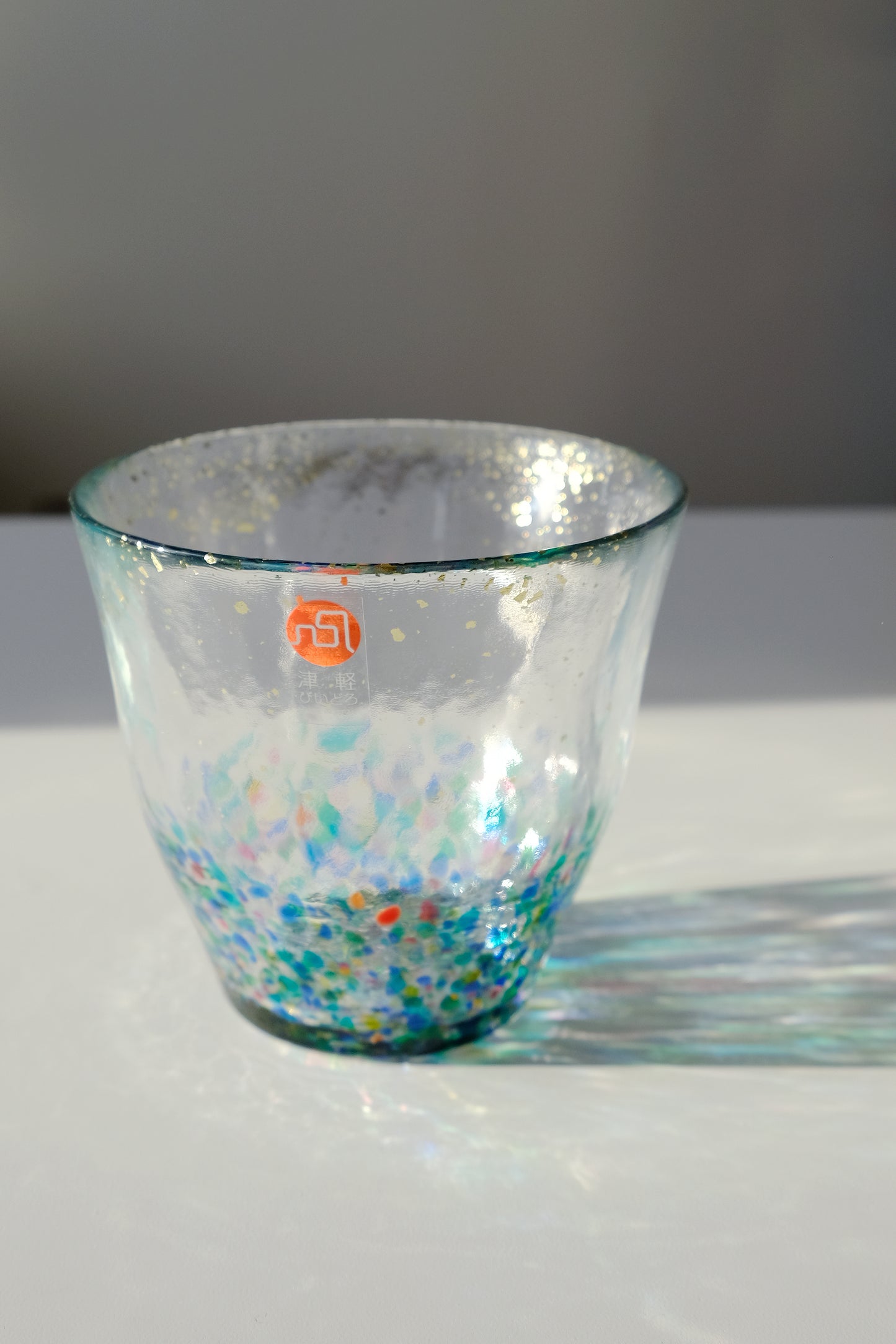 Drinking Glass Cup  MATSURI / HANABI  Tsugaru bi-doro Glass
