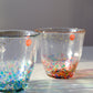 Drinking Glass Cup  MATSURI / HANABI  Tsugaru bi-doro Glass