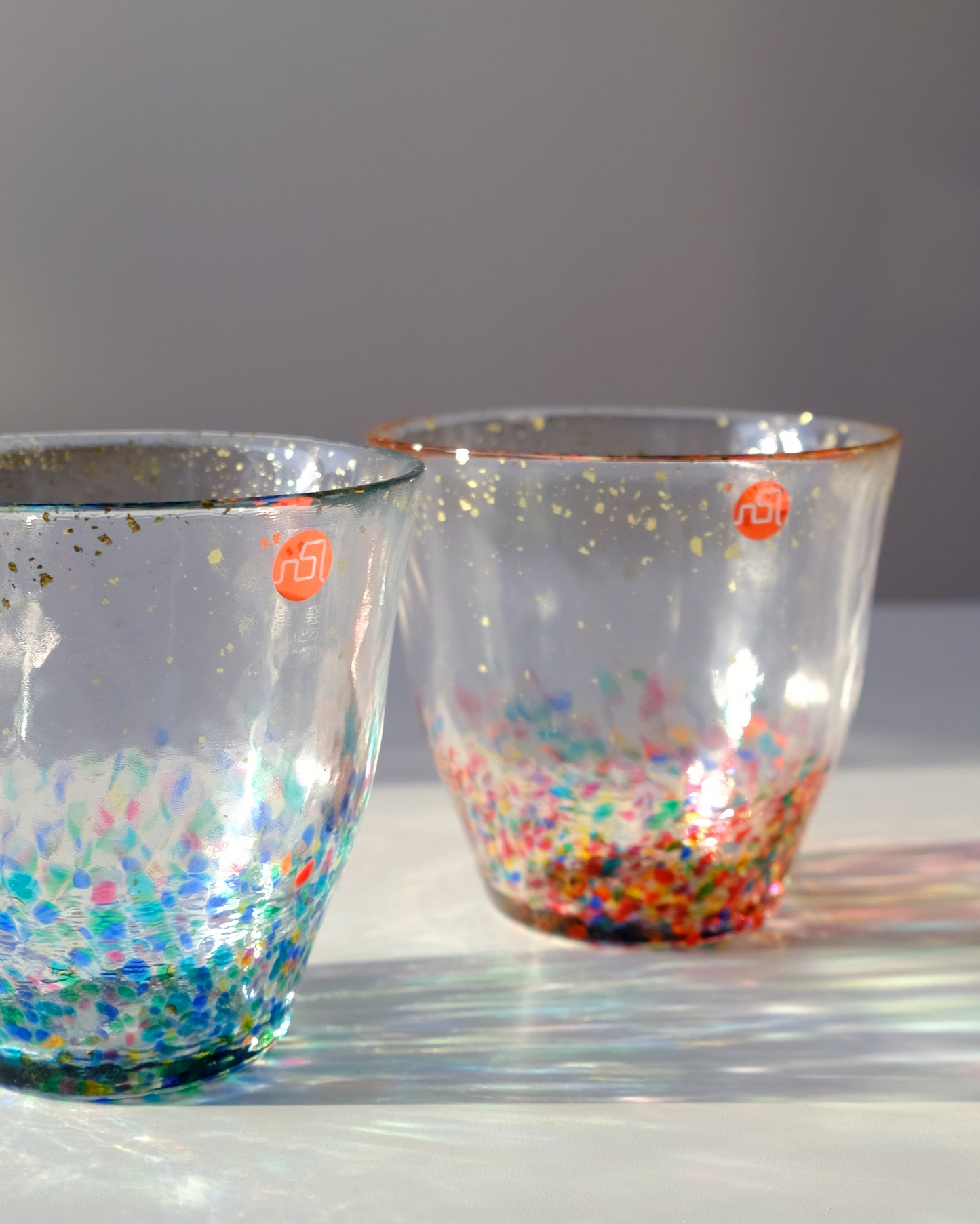 Drinking Glass Cup  MATSURI / HANABI  Tsugaru bi-doro Glass