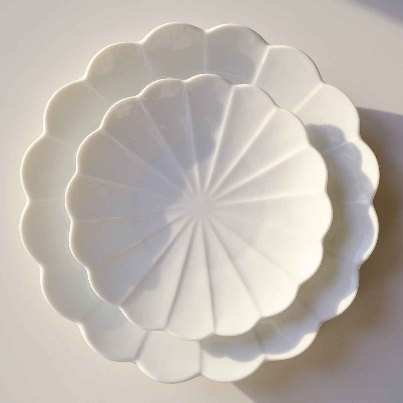 Amur adonis flower plate Oda Pottery