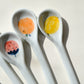 Hand made spoons fruit