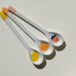 Hand made spoons fruit