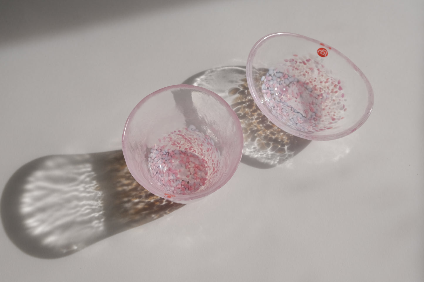 Sakura Series Cup and Plate Tsugaru Bi-doro