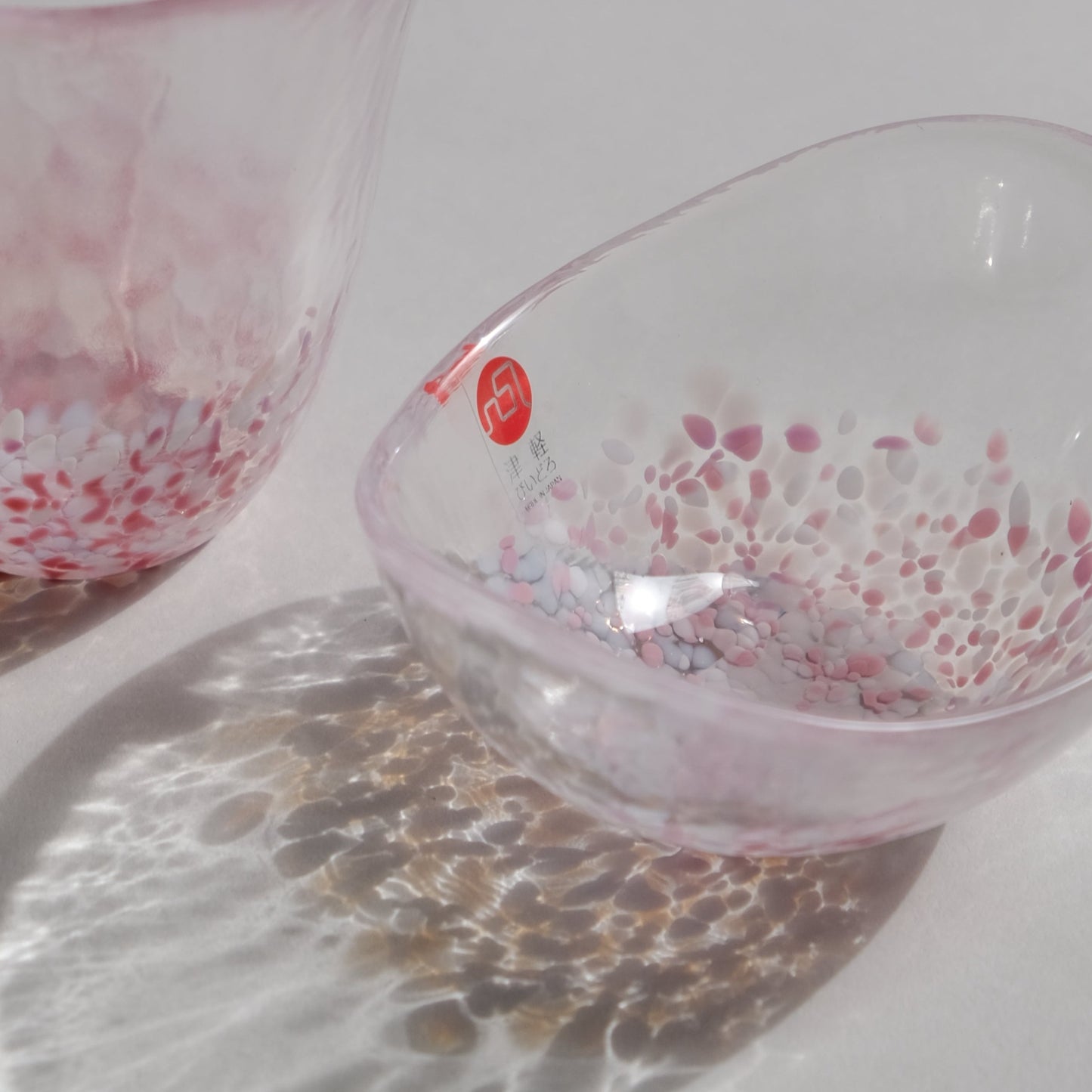 Sakura Series Cup and Plate Tsugaru Bi-doro