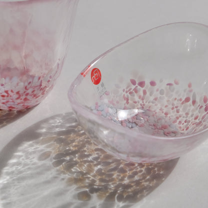 Sakura Series Cup and Plate Tsugaru Bi-doro