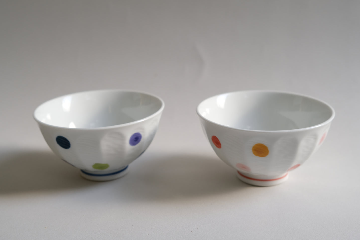 Rice Bowl Set Dot Hand-Painted Aritaware