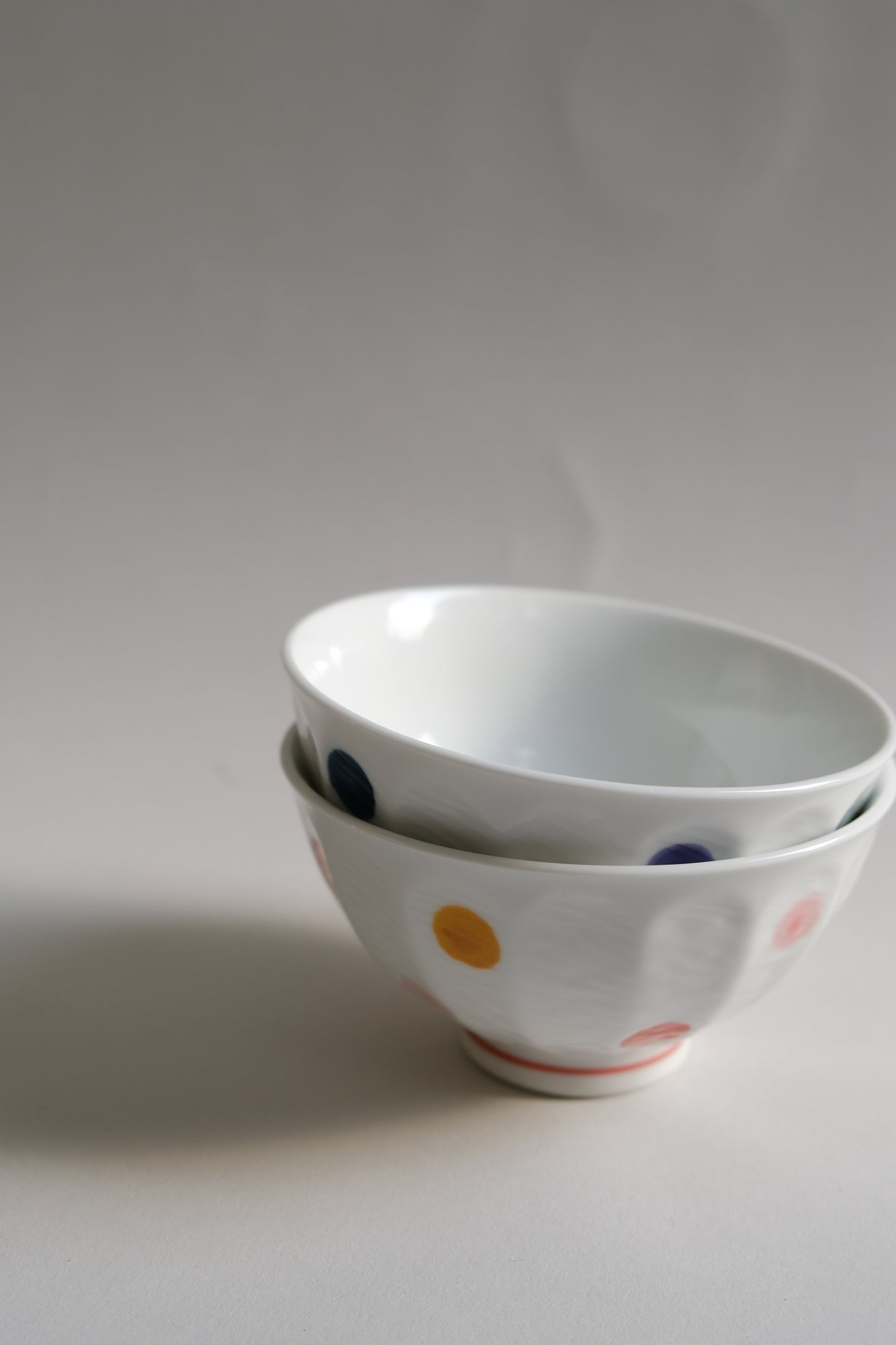 Rice Bowl Set Dot Hand-Painted Aritaware