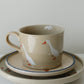 Handmade Duck Mug Brown