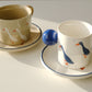 Handmade Duck Mug Brown