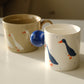 Handmade Duck Mug White