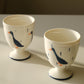 Handmade Duck Goblet White