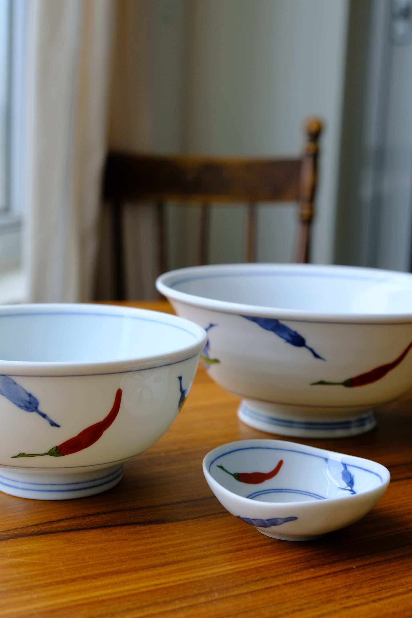 Red Pepper Bowl Collection Minoware Noodle Bow Doburi Bowl Mini Dish