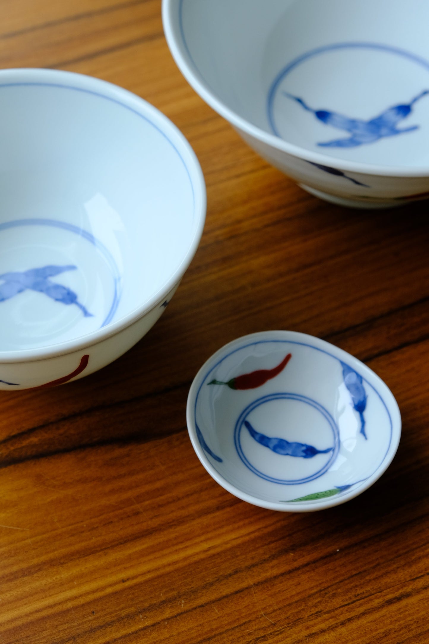 Red Pepper Bowl Collection Minoware Noodle Bow Doburi Bowl Mini Dish