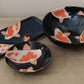 Koi Sushi Plate Minoware Awasaka