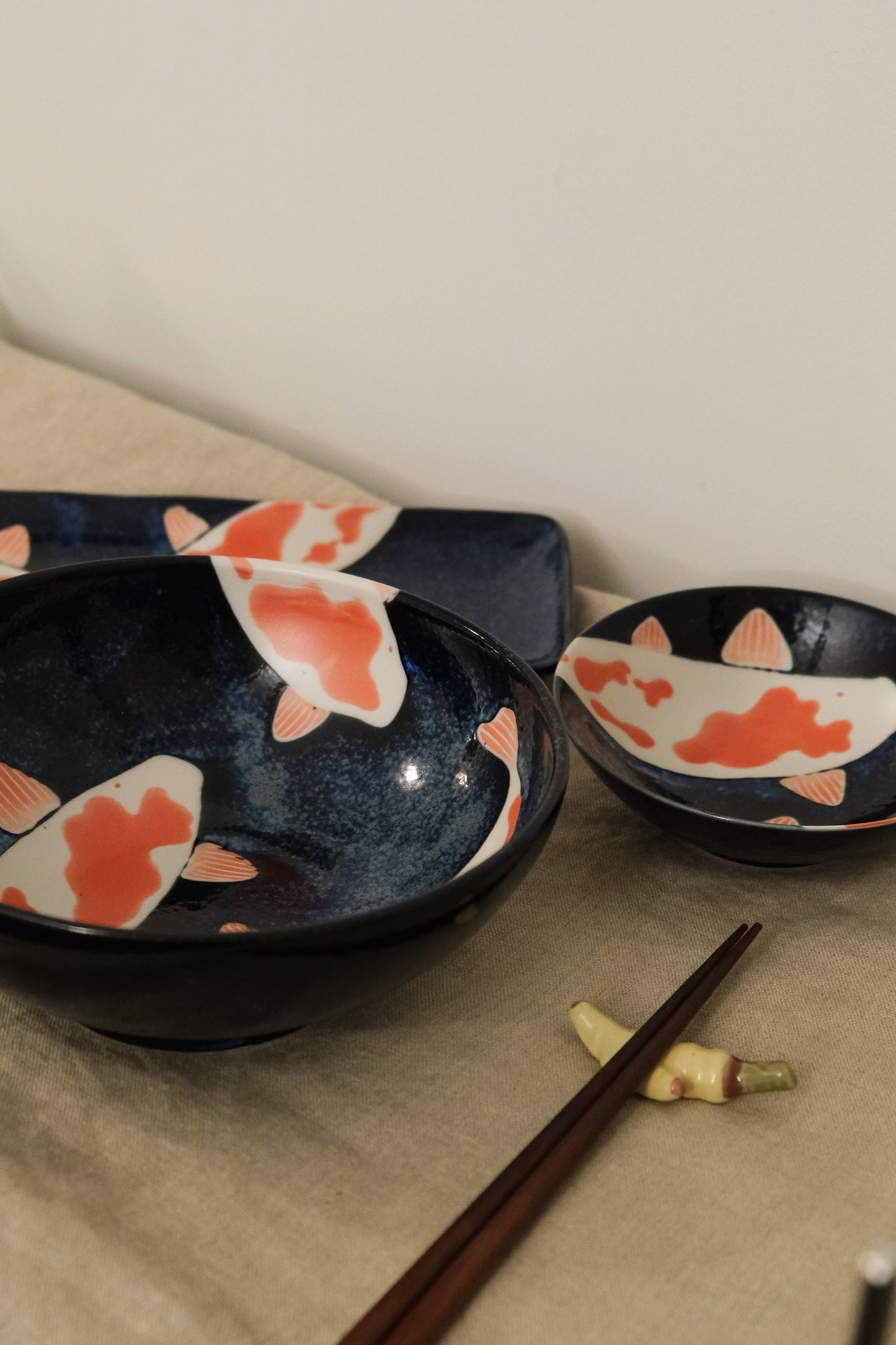 Koi Small Bowl Minoware Awasaka