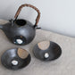 Moon Viewing Rabbit Sake/Tea Cup Hasami Ware
