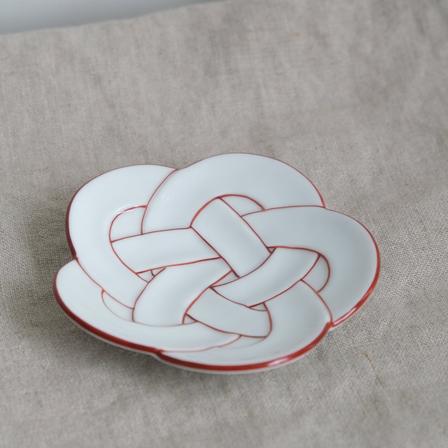 Ume Knot Mini Dish Plate Arita Ware