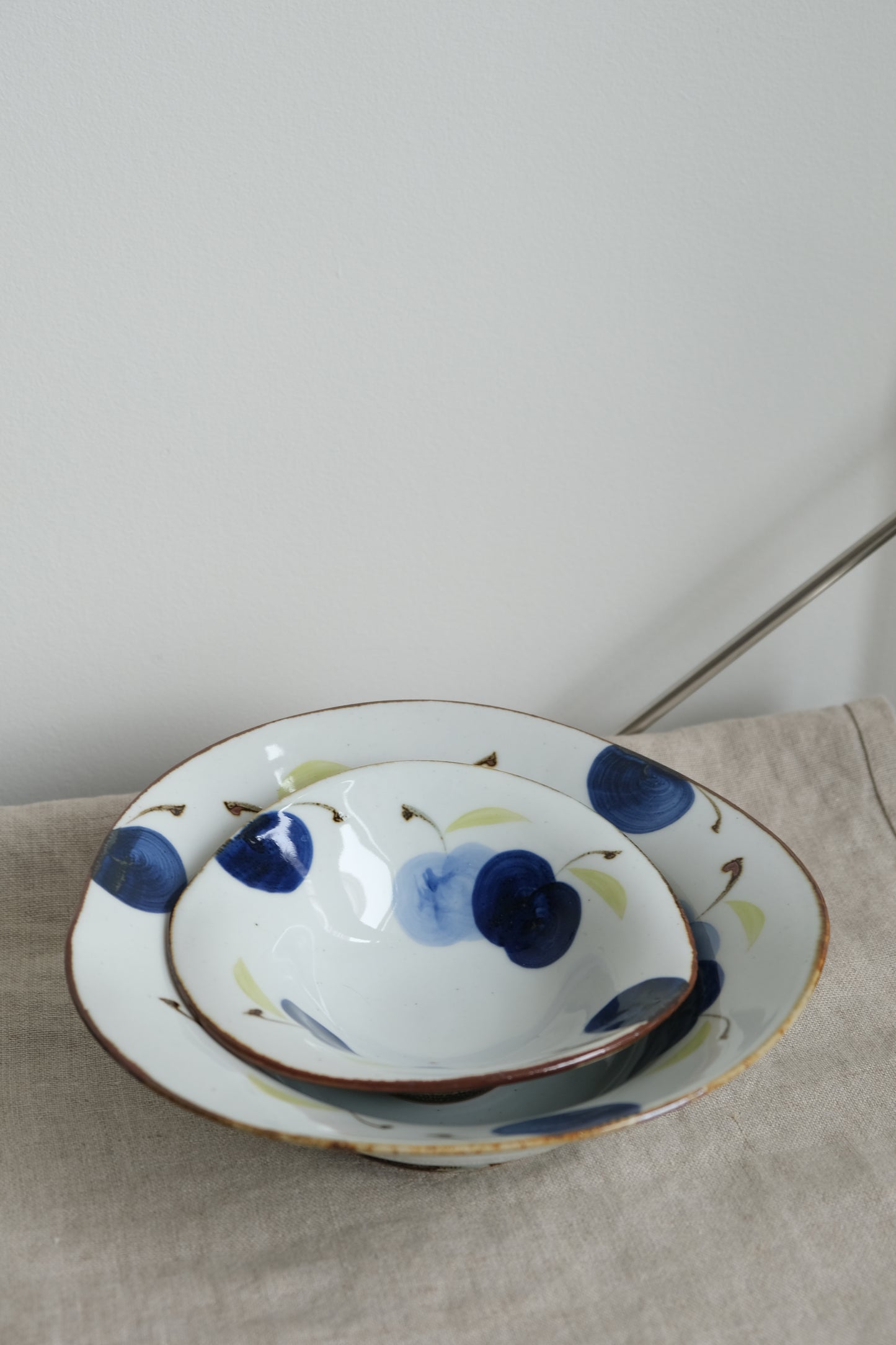 Green Apple Medium Bowl Hasami ware