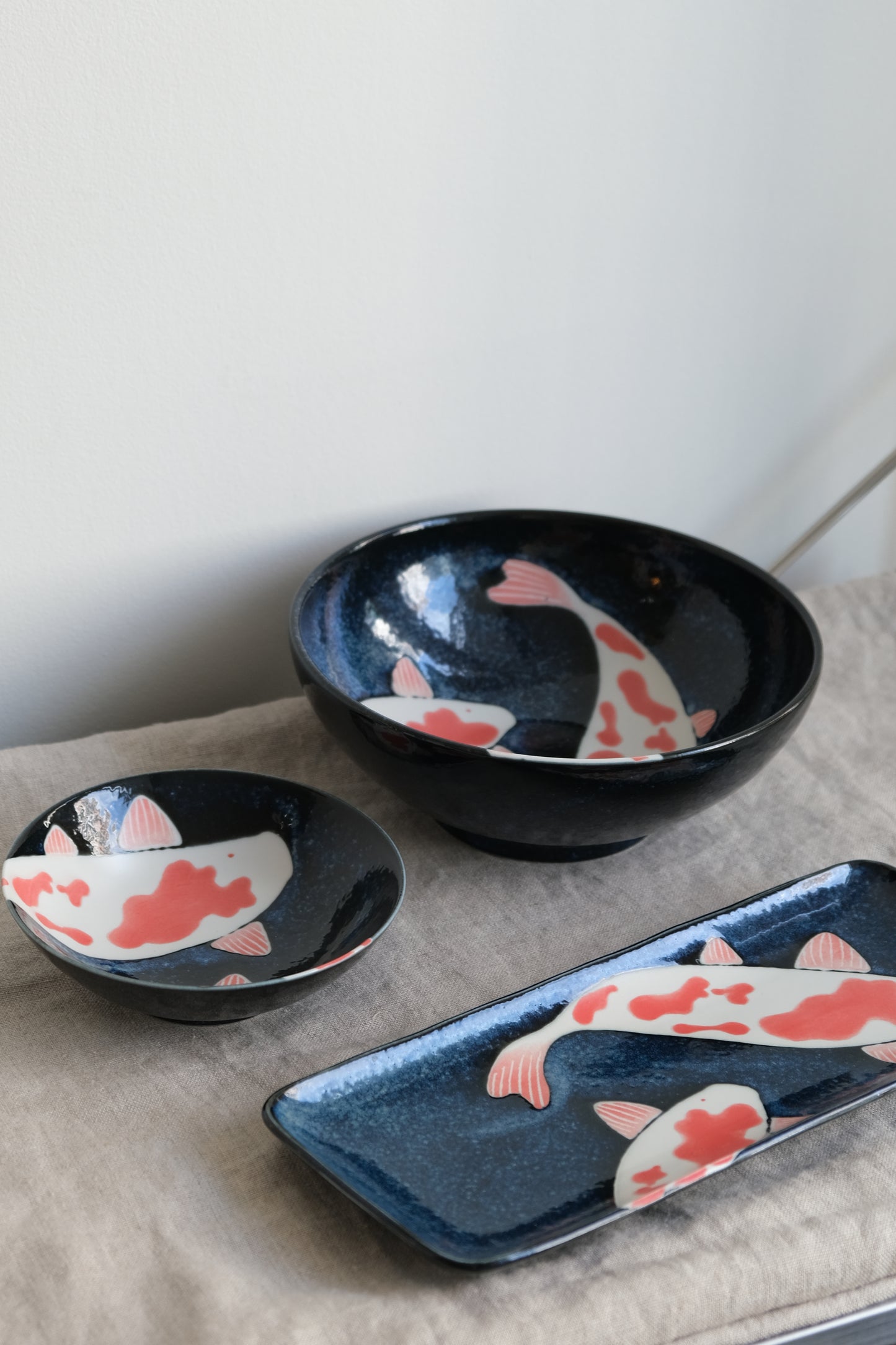Koi Small Bowl Minoware Awasaka