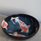 Koi Large noodle Bowl Minoware Awasaka
