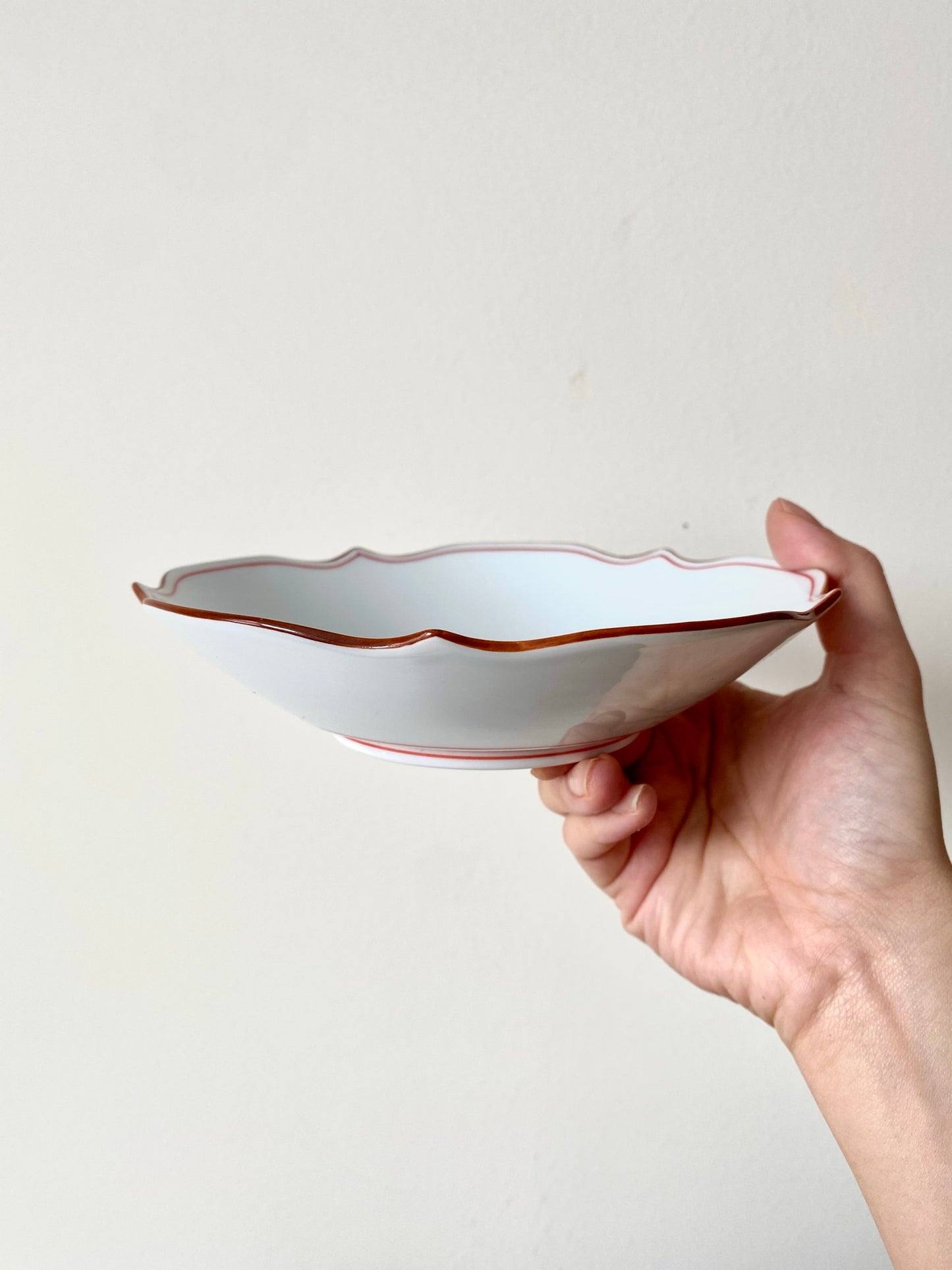 Hand-painted Bellflower Plate & Bowl Hasami Ware