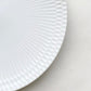 Oda Pottery Ripple Tableware Series Plates White