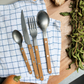 Bistrot Solid Teak Flatware
