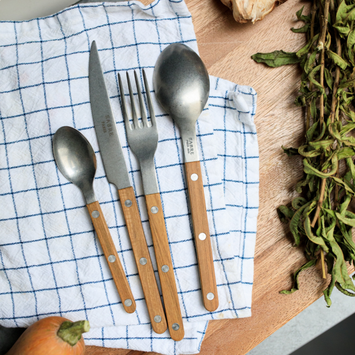 Bistrot Solid Teak Flatware