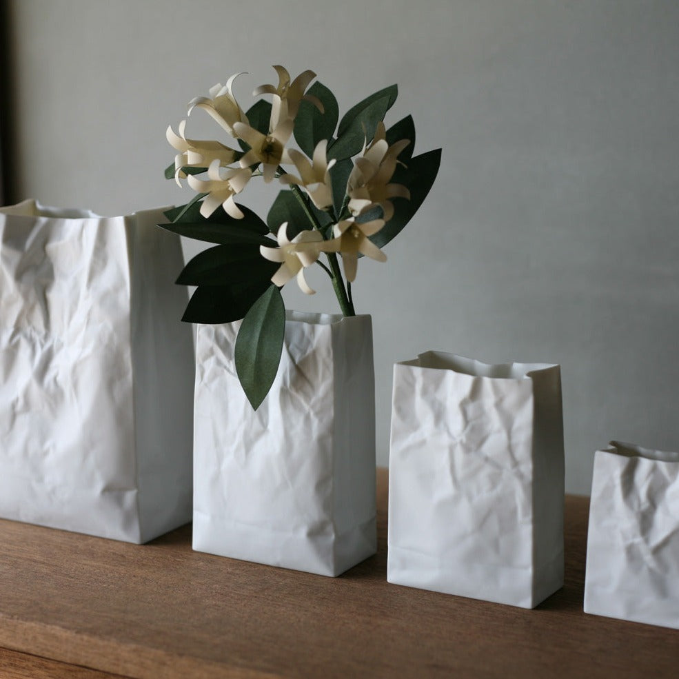 Ceramic Japan Crinkle Vase